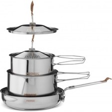 Primus Campfire Stainless Steel 3 Piece Cook Set - Large Size