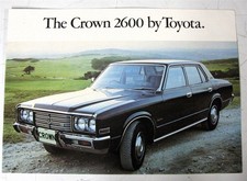 TOYOTA Crown 2600 Super Saloon Car Sales Brochure 1977 Custom Estate