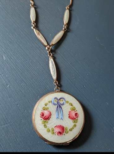 Antique edwardian guilloche - antique,