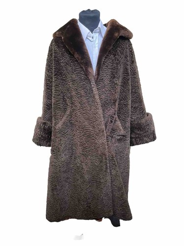 Great vintage faux fur long - great,