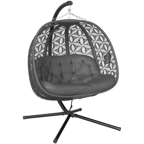 Outsunny double hanging swing - double,