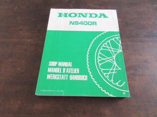 Honda ns400r shop repair - shop,