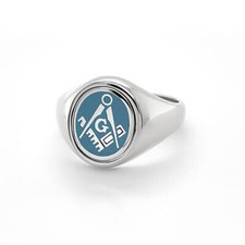 Masonic Ring Swivel Head Solid