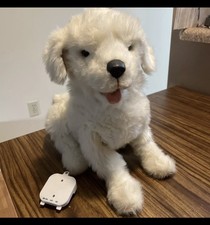 Furreal Friends White Puppy Dog Interactive Playful Plush Cookie WORKS! READ