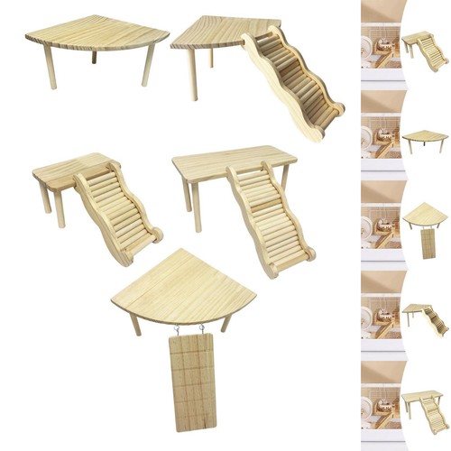 Wooden hamster platform - wooden, with