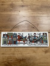 Big Vintage Rare Turi Figgjo flint Wall Plague tile Home Decor Kitchen Tile