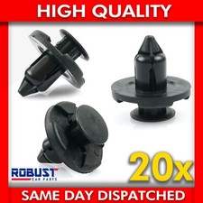 20X WHEEL ARCH LINING SPLASH GUARD CLIPS FOR NISSAN 8MM TRIM CLIPS 01553-09321