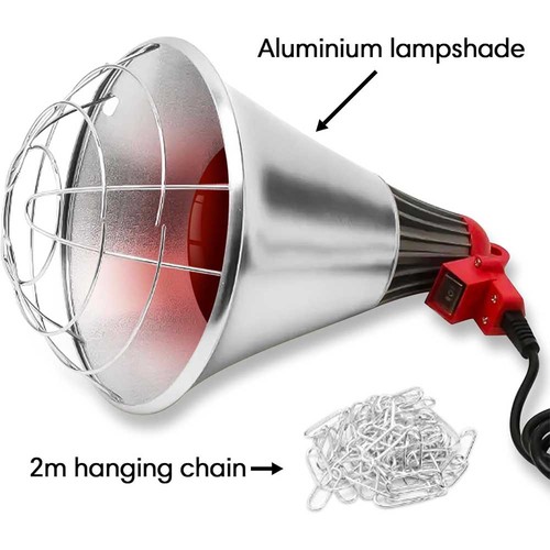 Infrared heating lamp - e27, red