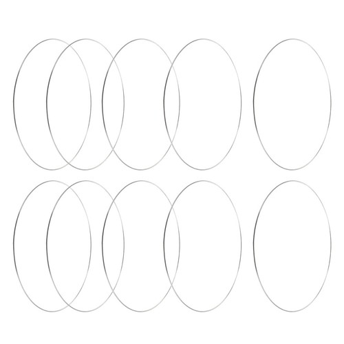 10pcs metal wire hoops cm - metal,