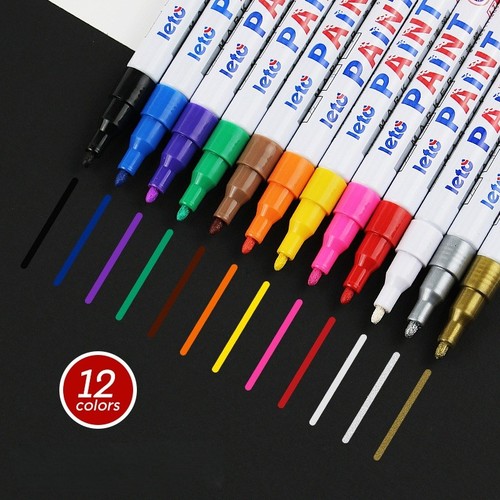 12x colours paint marker - 12x,