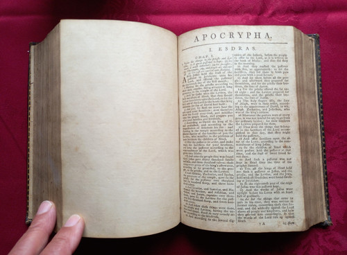 Antique 1809 holy - 1809, bible