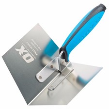 OX Tools 4x5in Plastering Internal Inside Corner Trowel Stainless Steel P013001