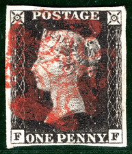 PENNY BLACK 1840 QV GB Stamp
