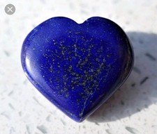 Lapis Lazuli Crystal Heart
