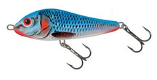 Salmo Rattin Slider 11cm 47g Sinking Bleeding Blue Shad Pike Fishing Lure