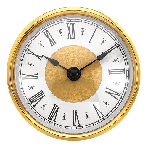 80mm quartz roman clock - 3.1",