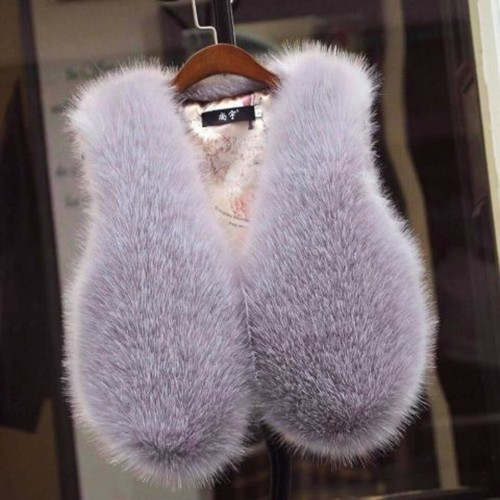 Faux fur lady - lady, gilet