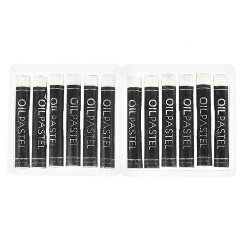 12pcs creamy oil pastels soft - 12pcs,