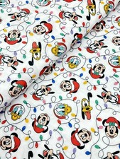 ✅Disney Mickey Mouse Donald Duck Friends Party Fabric Crepe Soft