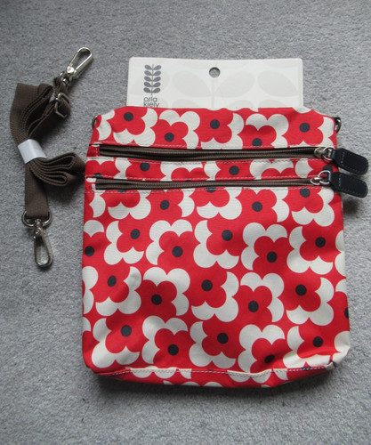 Orla kiely red - white, floral