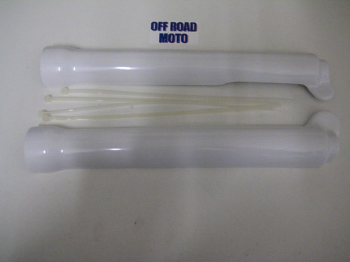White tech trials bike fork - white,