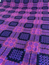Vintage Welsh Blanket Purple