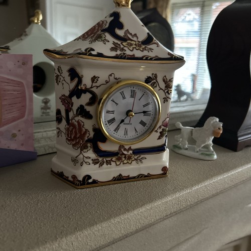 Vintage mason mantel - mantel, clock