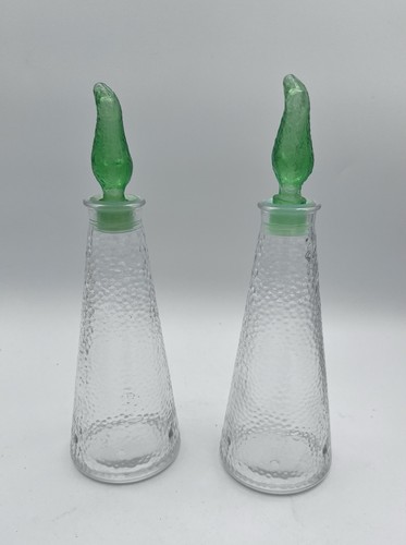 Vintage glass olive - 2, oil