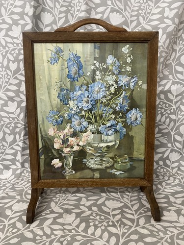 Embroidered fire screen - embroidered,