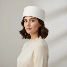 French Style Pillbox Hat Air