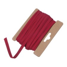 Double Fold Bias Tape 1/4 Inch 12 Yards for Sewing/Seaming/DIY [Red]