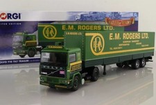 Corgi - Volvo F10 w/Twin-Axle Tilt Trailer - E.M.Rogers - CC15504 - 1:50 - Mint