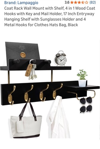 Coat rack wall mount - coat, with