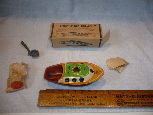 Vtg pop boat - d, in
