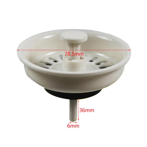 2pc kitchen sink strainer - 1/2pc,