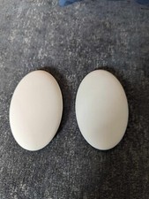 Handmade Stonecast Oval Stones (Set Of 2) For Mandala/Designing
