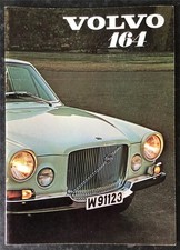 VOLVO 164 Car Sales Brochure AUG 1970-71 #RSP 50083 8.70