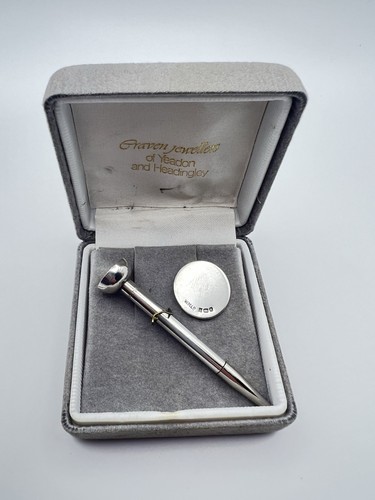 Sterling silver golf pencil - silver,