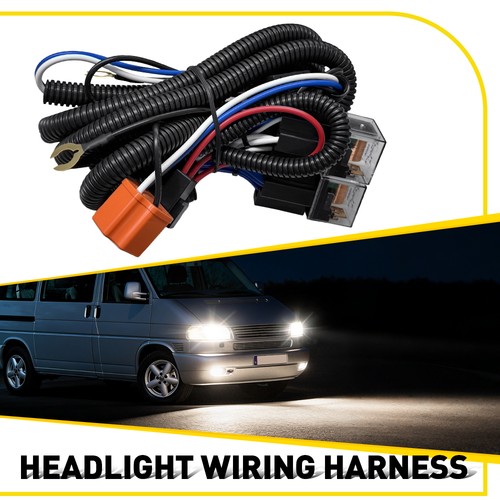 Black headlight wiring - wiring, harness