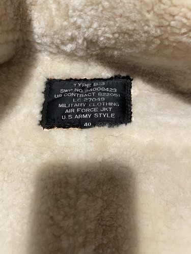 Bomber sheepskin shearling - b3,