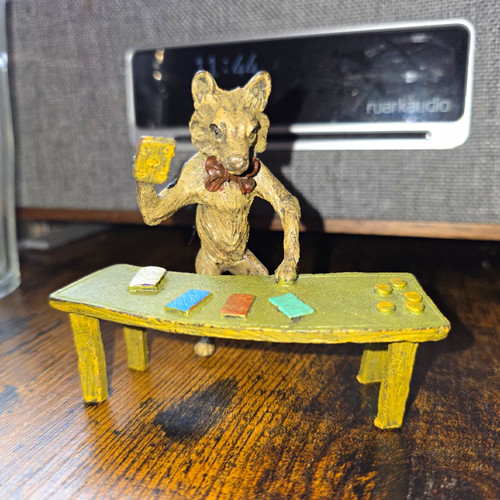 Bergmann bronze fox dealing - bronze,