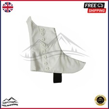 Highland Drummer Pipers Kilt Spat Black Buttons/Scottish Kilt Marching Spats HW