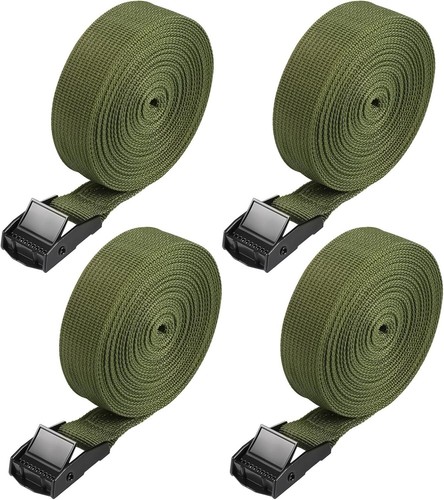 4pcs ratchet straps - 4pcs, green