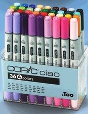 Copic Ciao Marker Set - 36 Pens - SET A