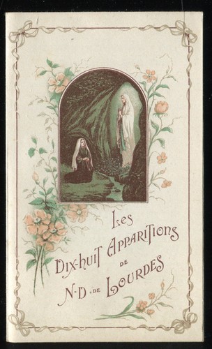 Antique holy card our lady - holy,