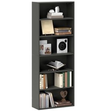 HOMCOM 6 Tier Bookshelf