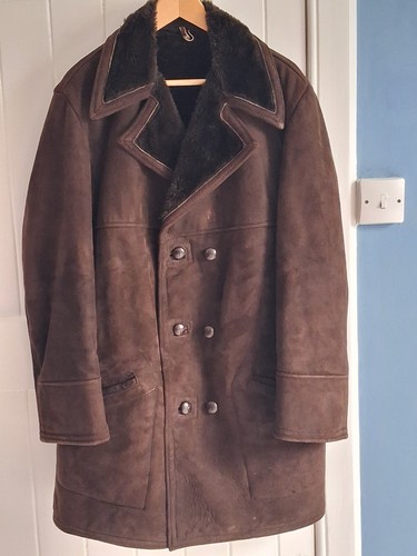 Vintage 70s mens long - long, brown
