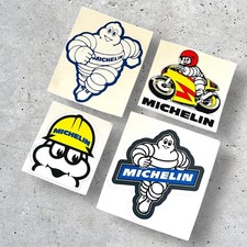 Michelin Man Classic Stickers, Decals ( Set Of 4 )  Vintage 75mm, Motorsport