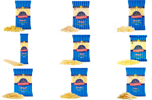 Gyermelyi hungarian dry pasta - gyermelyi,