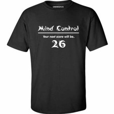 Darts T Shirt Mind Control Sizes Sm-5xl Slogan 26